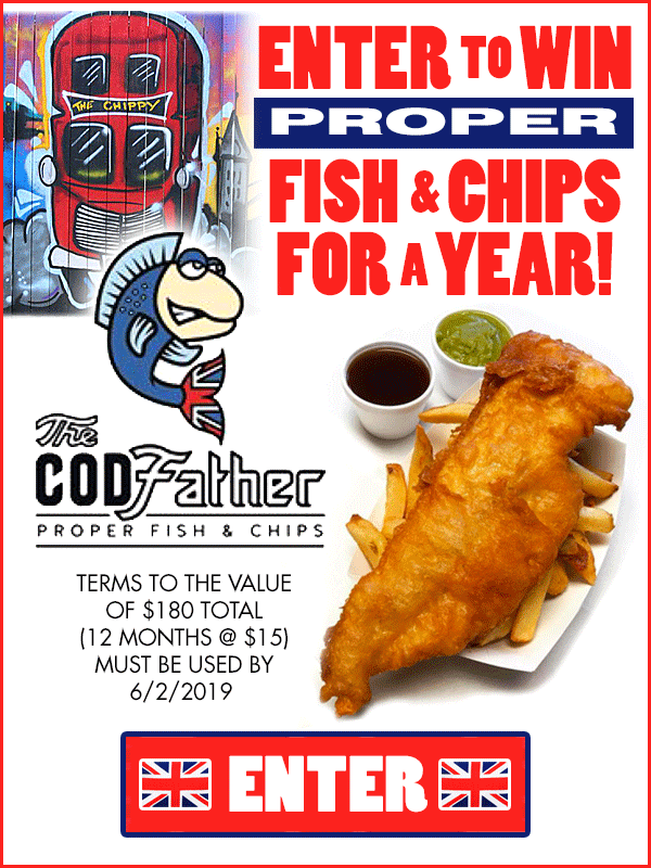 Win Proper Fish & Chips for a Year from  The CodFather